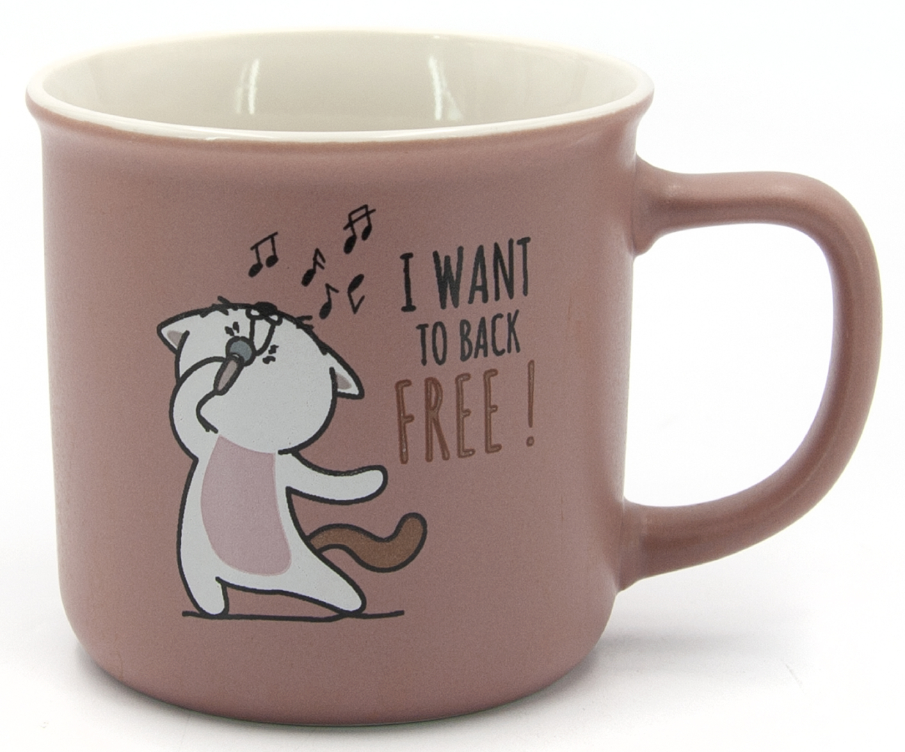 Чашка Milika CatfeCup Pink 320 мл (M0520-RX-N250413Pink)