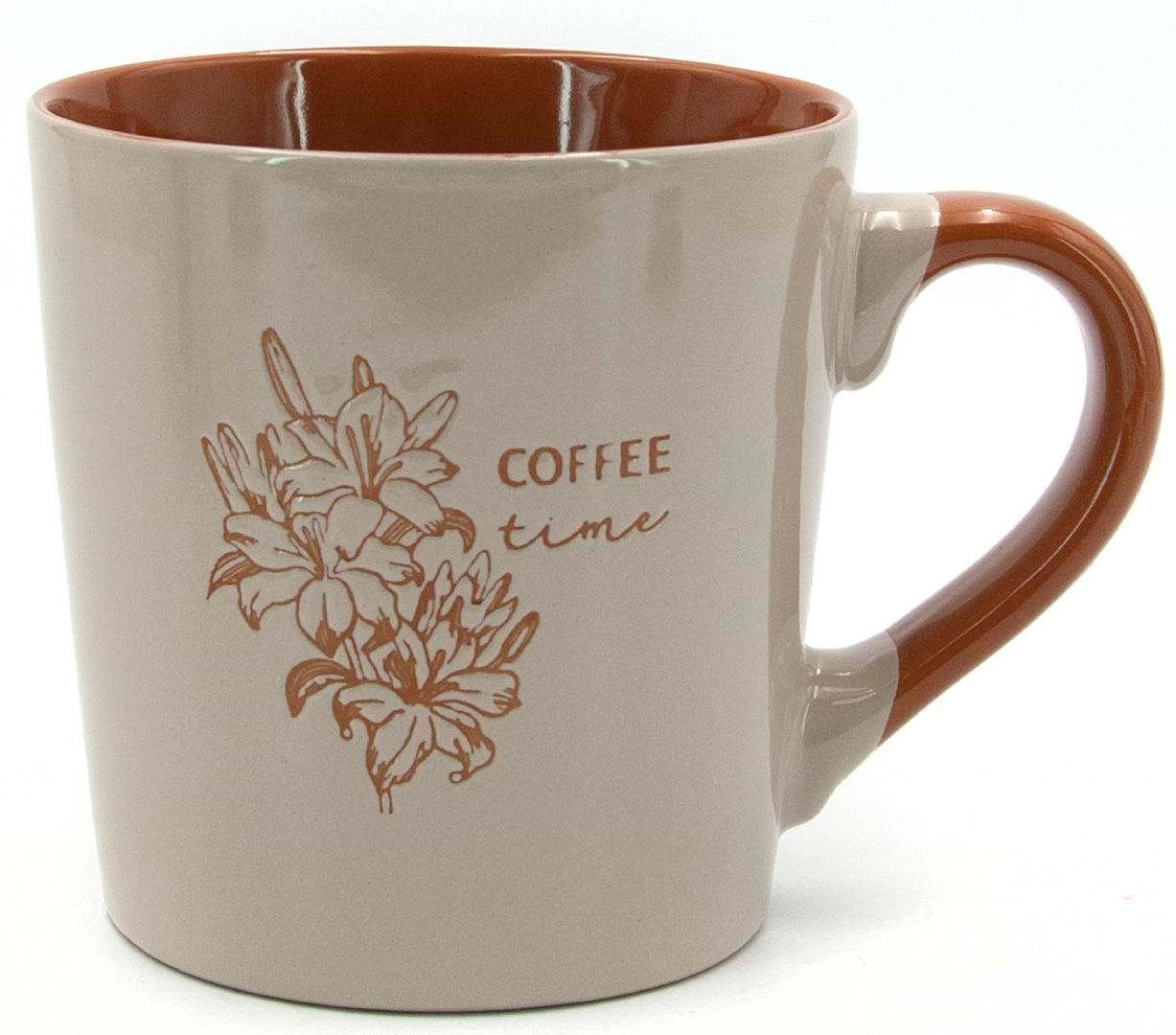 Чашка Milika Daylily Mokko 510 мл (M0420-RX-S25017Mokko)