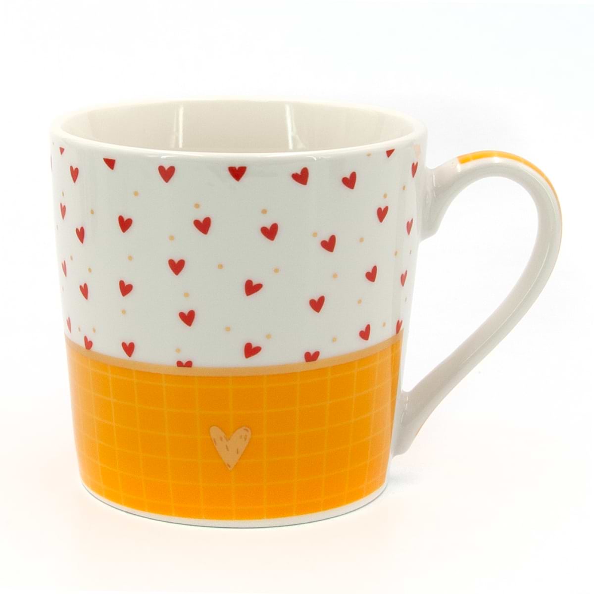 Чашка Milika FlowerCharm Red 400 мл (M0520-RX-N250338HeartRed)