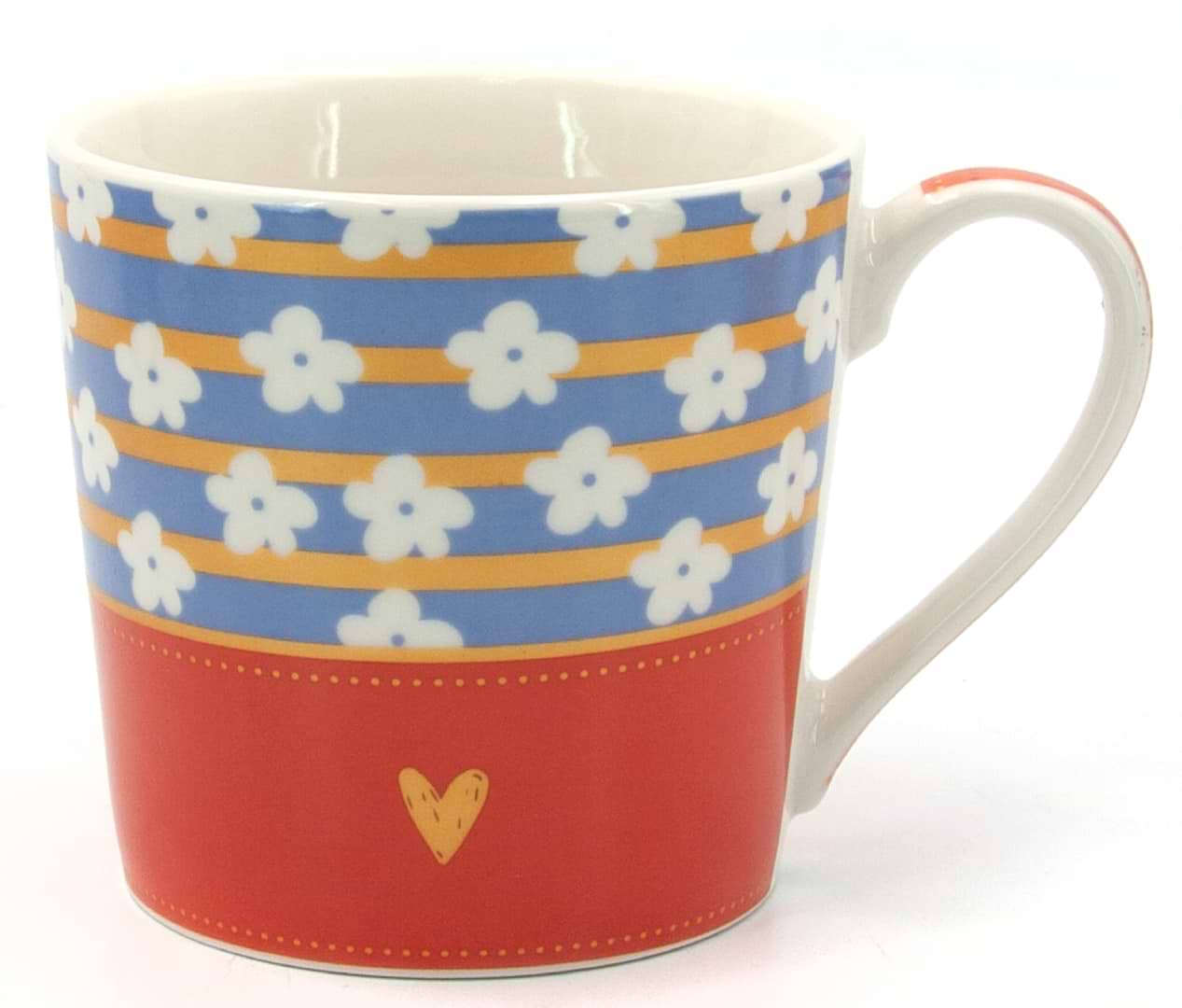 Чашка Milika FlowerCharm White 400 мл (M0520-RX-N250338FlowerWhite)