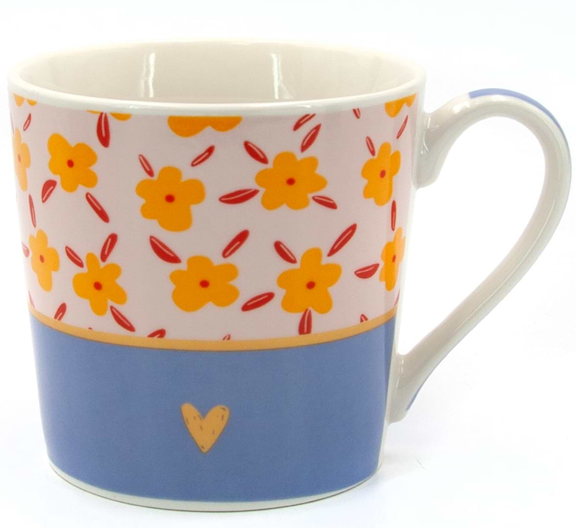 Чашка Milika FlowerCharm Yellow 400 мл (M0520-RX-N250338FlowerYellow)