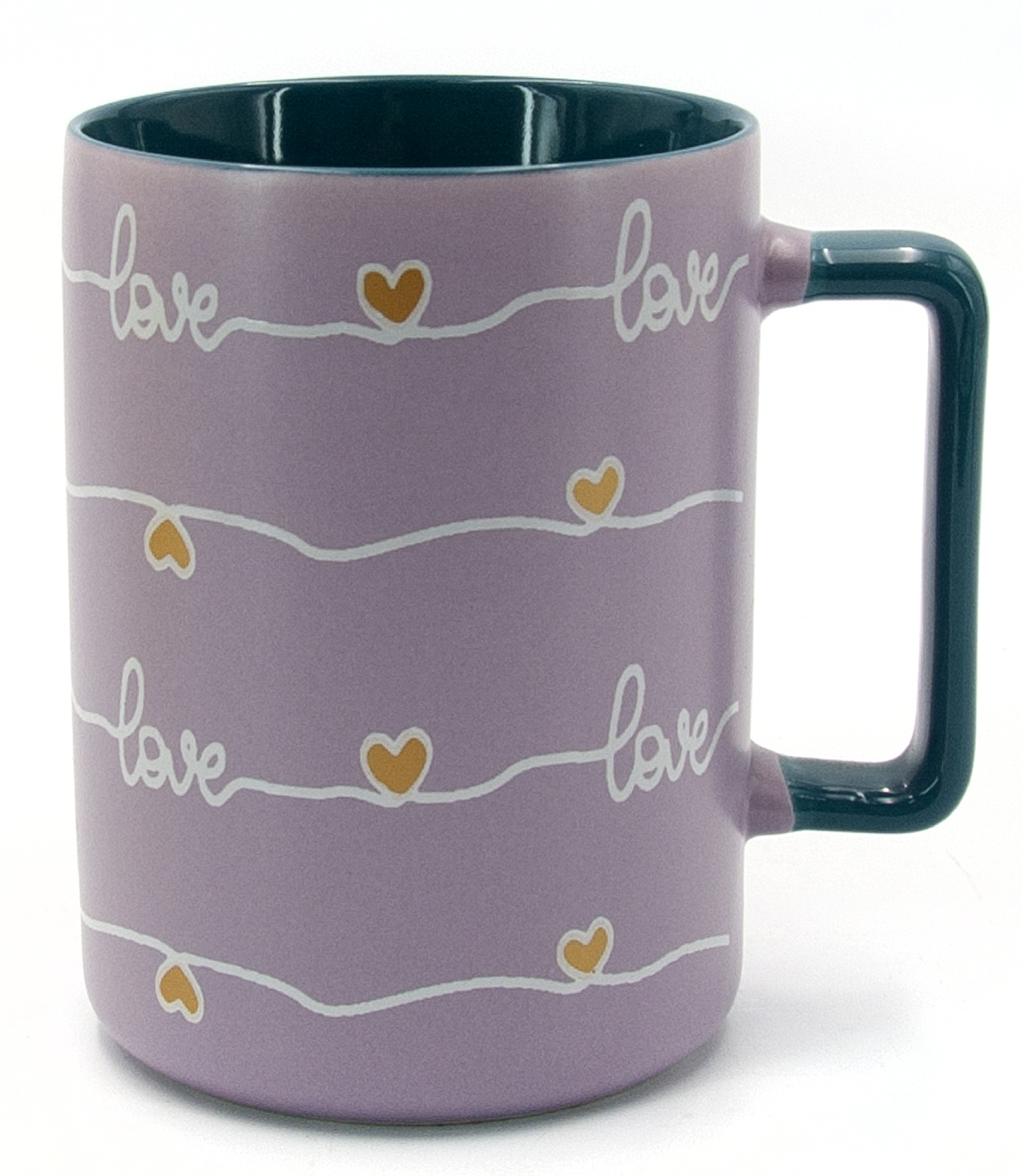 Чашка Milika Heartbeat Purple 400 мл (M0520-RX-N250519Purple)