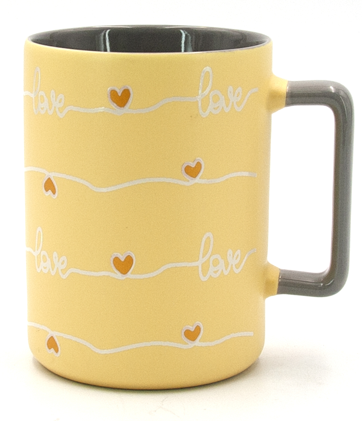 Чашка Milika Heartbeat Yellow 400 мл (M0520-RX-N250519Yellow)