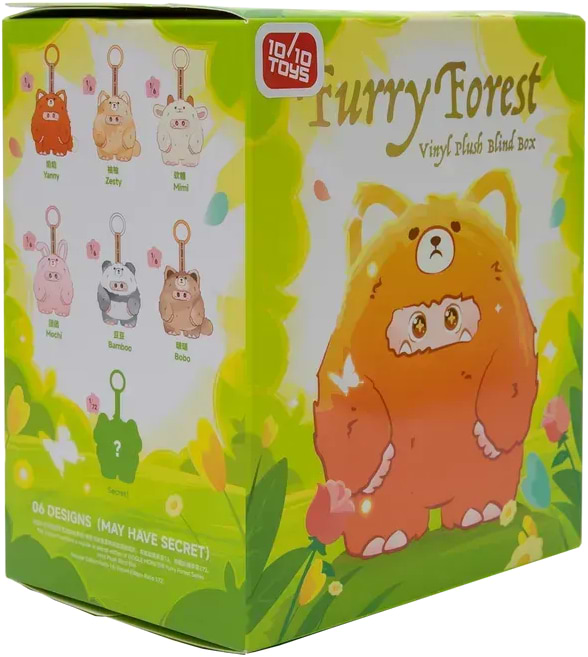 Фото - Колекційна м'яка іграшка 10/10 Toys GIGGLE MONSTER серія Лісові пухнастики V2 в асортименті (GM9981134)