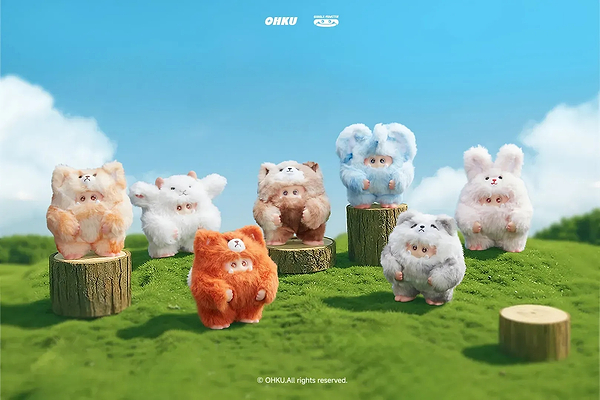 Фото - Колекційна м'яка іграшка 10/10 Toys GIGGLE MONSTER серія Лісові пухнастики V2 в асортименті (GM9981134)