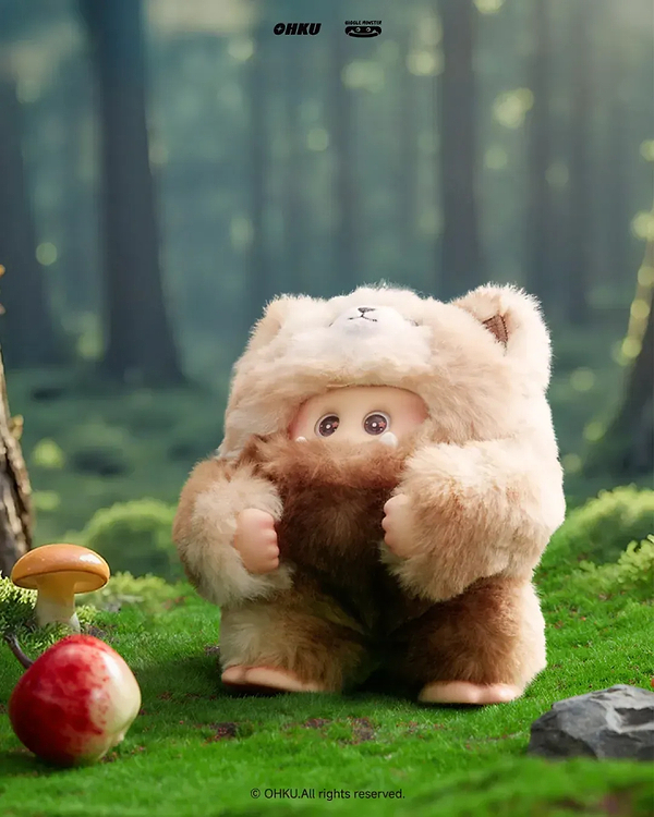 Фото - Колекційна м'яка іграшка 10/10 Toys GIGGLE MONSTER серія Лісові пухнастики V2 в асортименті (GM9981134)