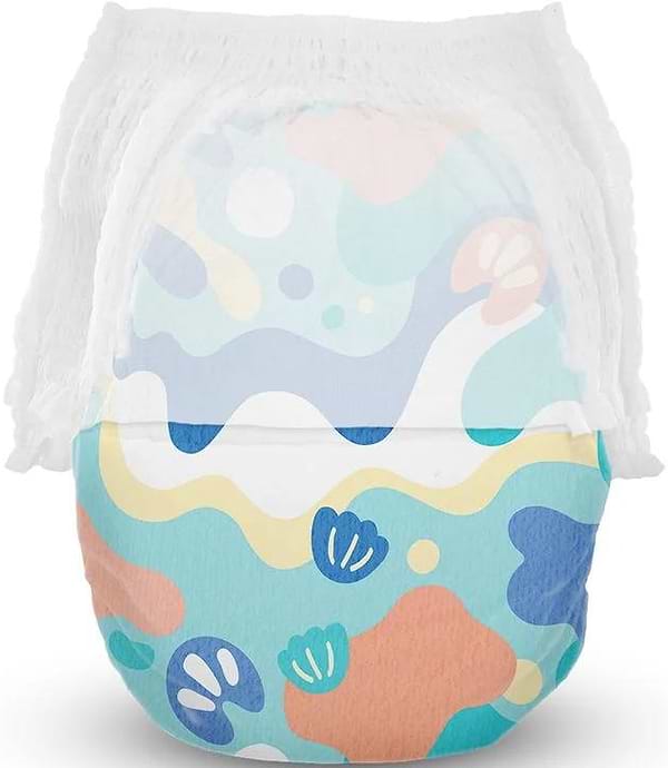 Фото - Одноразові підгузки-трусики Offspring розмір XXL 15-23 кг 24 шт. Підводний світ (DP-OI-FAP-XXL24P-AQT)