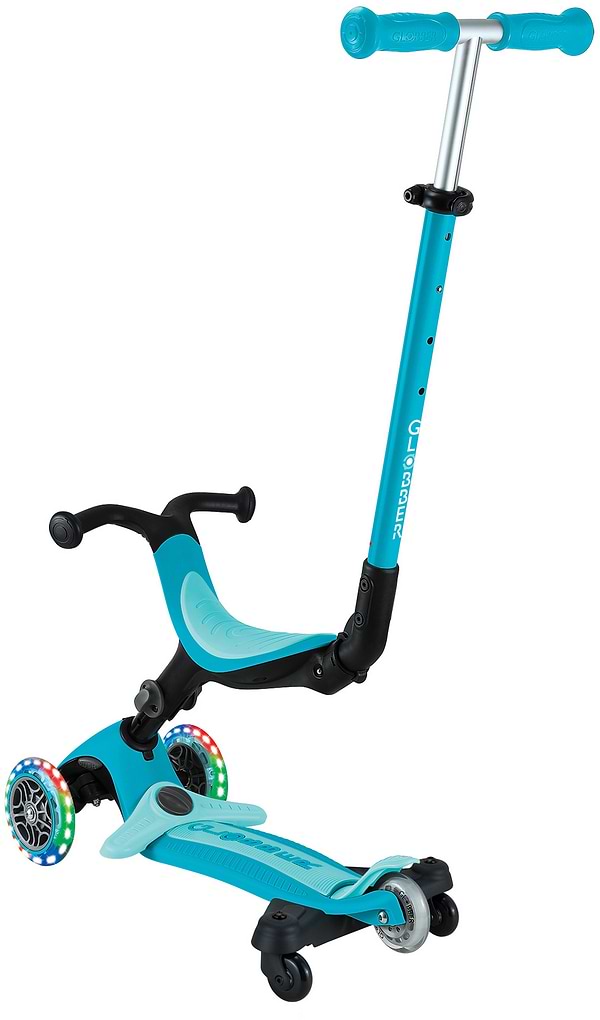 Фото - Трёхколёсный самокат Globber GO UP ACTIVE 360 аква (749-300)