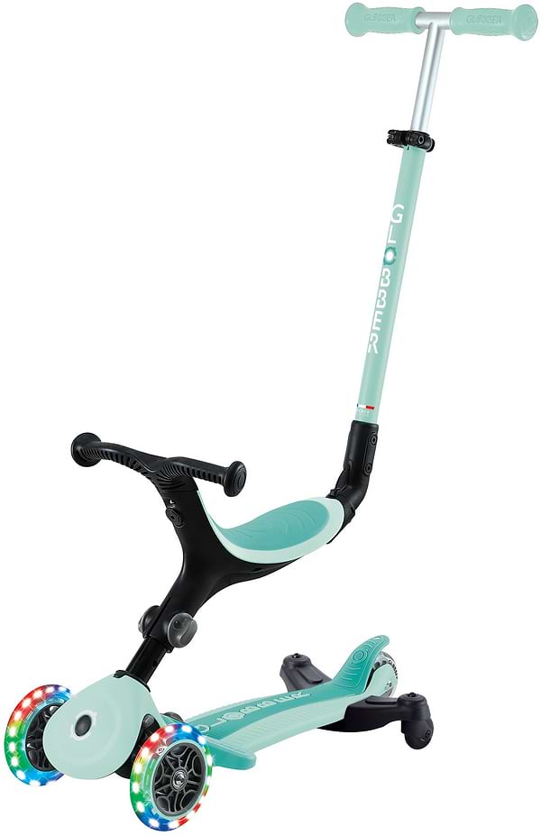Фото - Трёхколёсный самокат Globber GO UP ACTIVE 360 мятный (749-206)