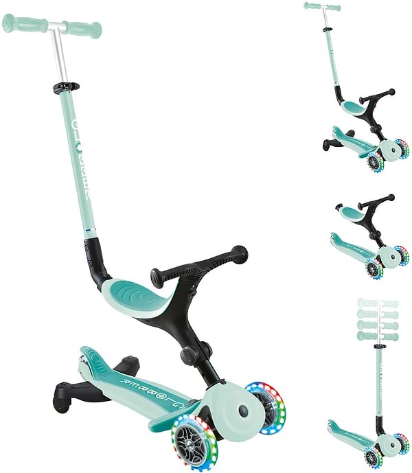 Фото - Трёхколёсный самокат Globber GO UP ACTIVE 360 мятный (749-206)