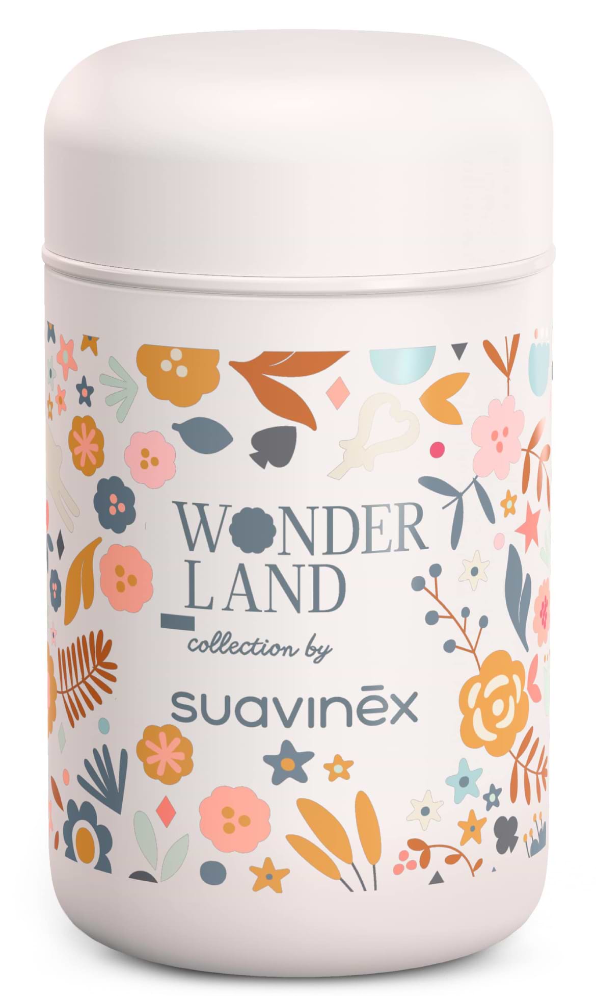 Термос для продуктів Suavinex Wonderland 400 мл білий з малюнком (402844)