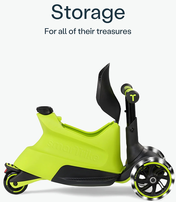 Фото - Трёхколёсный самокат smarTrike Xtend Ride-on Lime (2401304)