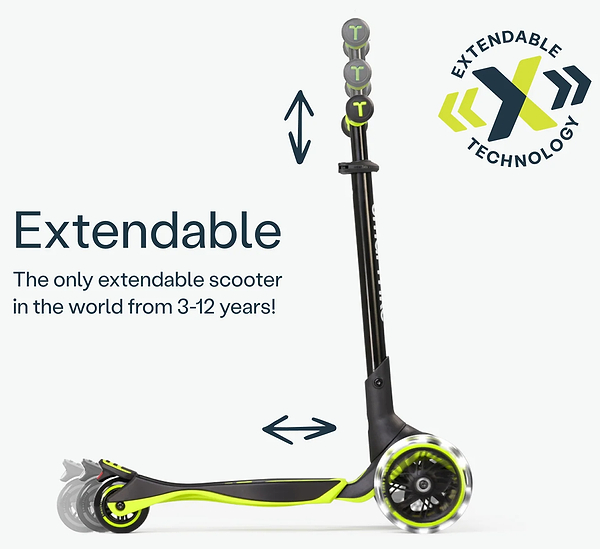 Фото - Трёхколёсный самокат smarTrike Xtend Ride-on Lime (2401304)