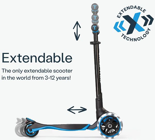 Фото - Триколісний самокат smarTrike Xtend Ride-on Blue (2401300)