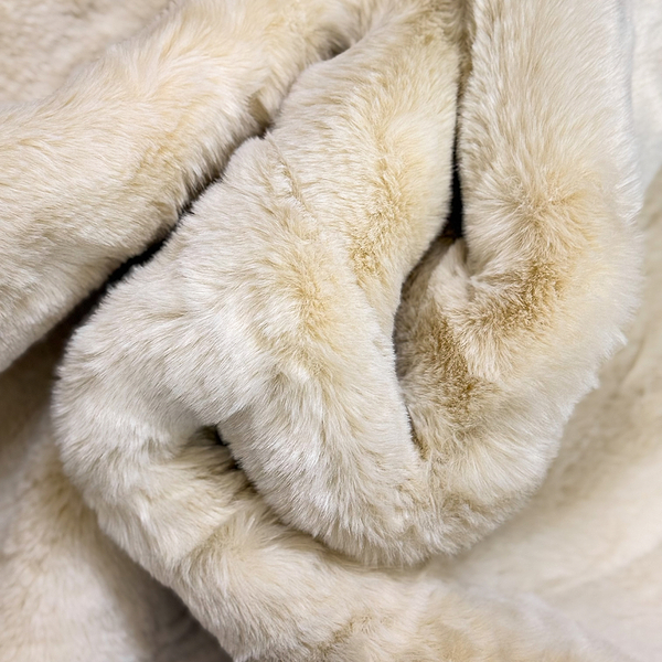 Фото - Килимок для підлоги з еко-хутра DarianA Tweed 160х220 см Бежевий (1000010369)