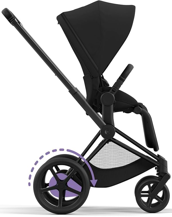 Фото - Шасі для коляски Cybex ePriam&каркас Matt Black (521002365)