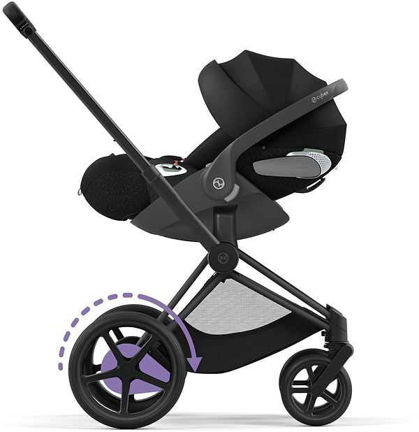 Фото - Шасі для коляски Cybex ePriam&каркас Matt Black (521002365)