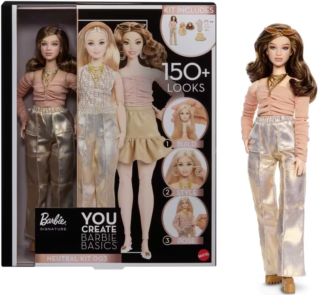 Коллекционная кукла Barbie «You Create Barbie Basics» - блондинка (JJX37)