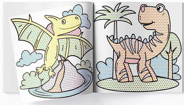 Фото - Раскраски Crystal Book водяные. Динозаврики (9789669362063)