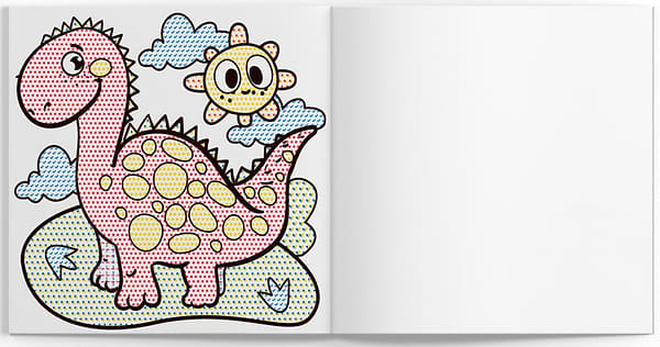 Фото - Раскраски Crystal Book водяные. Динозаврики (9789669362063)