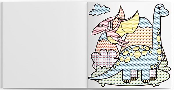 Фото - Раскраски Crystal Book водяные. Динозаврики (9789669362063)