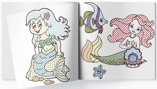 Фото - Раскраски Crystal Book водяные. Русалочки (9789669872241)