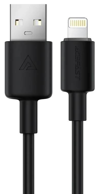Кабель AceFast C25-02 USB-A to L Black (6974316287056)