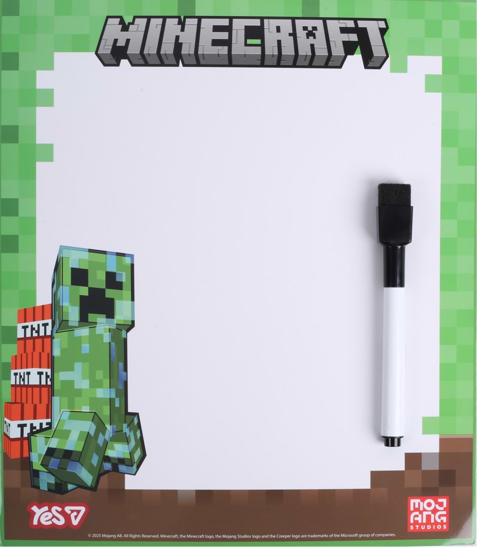 Доска YES магнитная для маркеров "Minecraft" (708504)