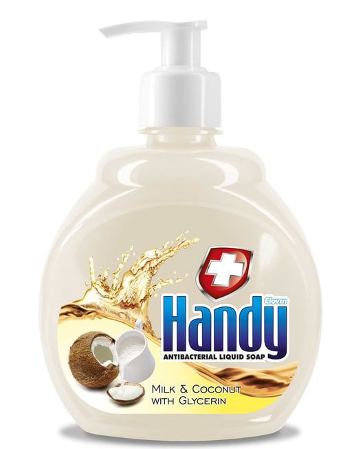 Рідке мило для рук Clovin Milk&Coconut with Glycerin 500 мл (5900308771723)