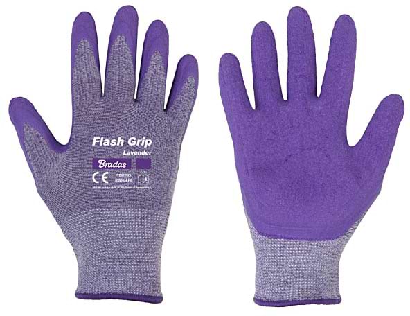 Фото - Перчатки садовые BRADAS FLEX GRIP LAVENDER размер 8 (RWFGLR8)
