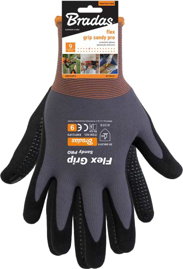 Перчатки садовые BRADAS FLEX GRIP SANDY PRO размер 8 (RWFGSP8)