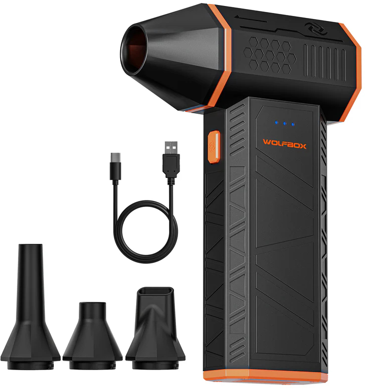 Воздуходувка аккумуляторная Wolfbox 110000RPM 150g force (MF50)