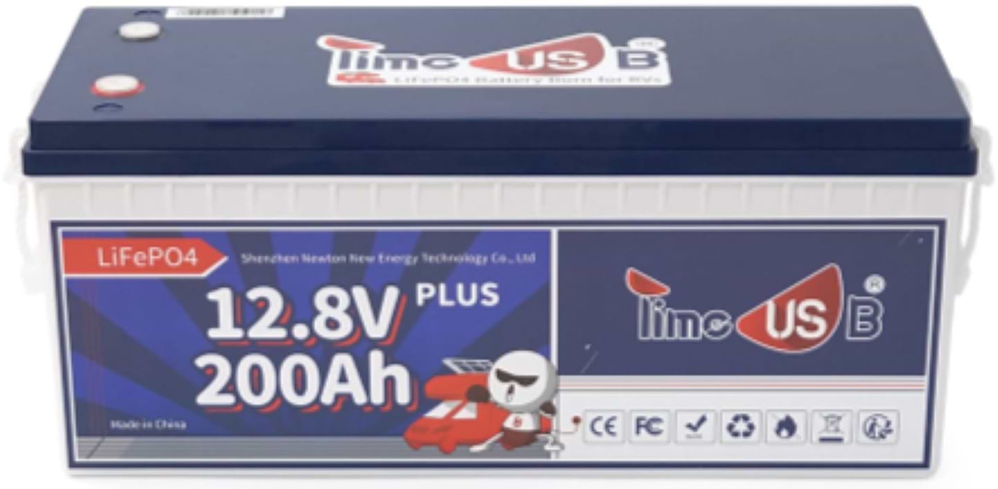 Аккумулятор для ИБП Timeusb LiFePO4 12.8V 200Ah Plus, 2560Wh, BMS 200A (Timeusb-12.8V200Ah)