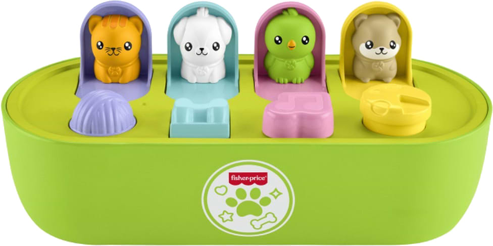 Сортер Fisher-Price Розвиваюча іграшка Хованки зі звірятами (JDL66)