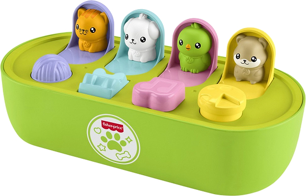 Фото - Сортер Fisher-Price Развивающая игрушка Укрытия со зверьками (JDL66)