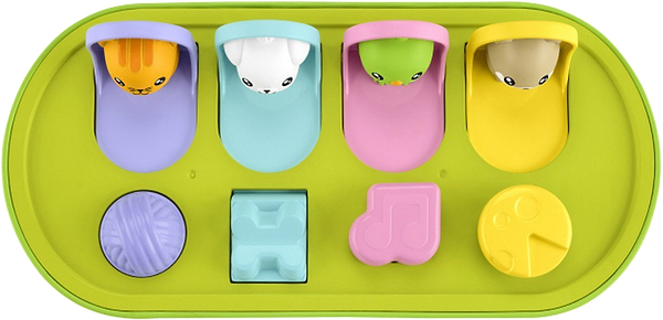 Фото - Сортер Fisher-Price Развивающая игрушка Укрытия со зверьками (JDL66)