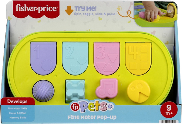 Фото - Сортер Fisher-Price Развивающая игрушка Укрытия со зверьками (JDL66)