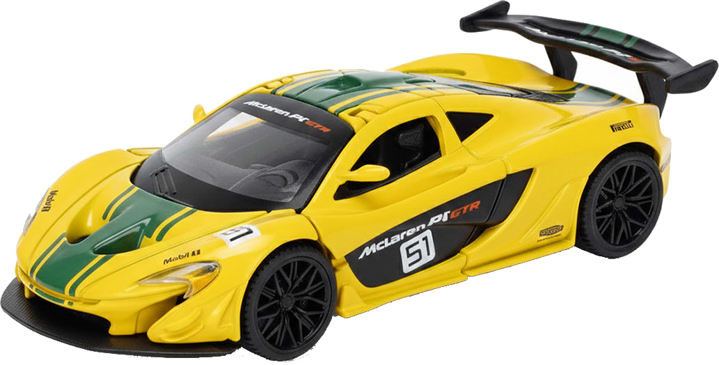 Коллекционная машинка 1:43 TechnoDrive MCLAREN P1 Yellow (250946MLP1YW)