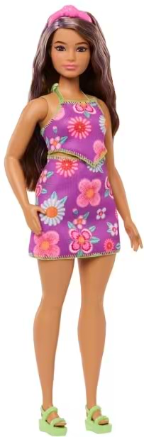 Кукла Barbie Модница яркие цветы (JJN57)