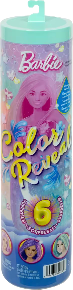 Кукольный набор Barbie Русалочка Color Reveal серии Морские сокровища в ассортименте (JMW61)