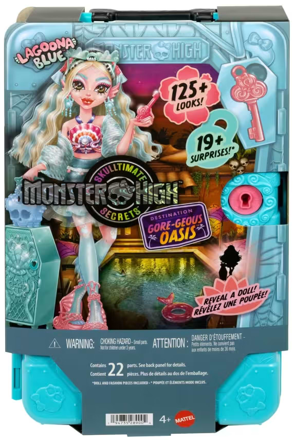 Фото - Кукольный набор Monster High Ужас-секреты Лагуны серии Кошмарные каникулы (JDR51)