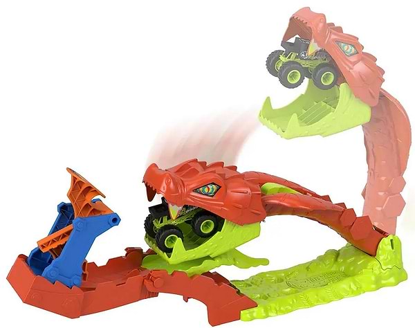Фото - Игровой набор Hot Wheels Атака змеи серии Monster Trucks (JJN44)