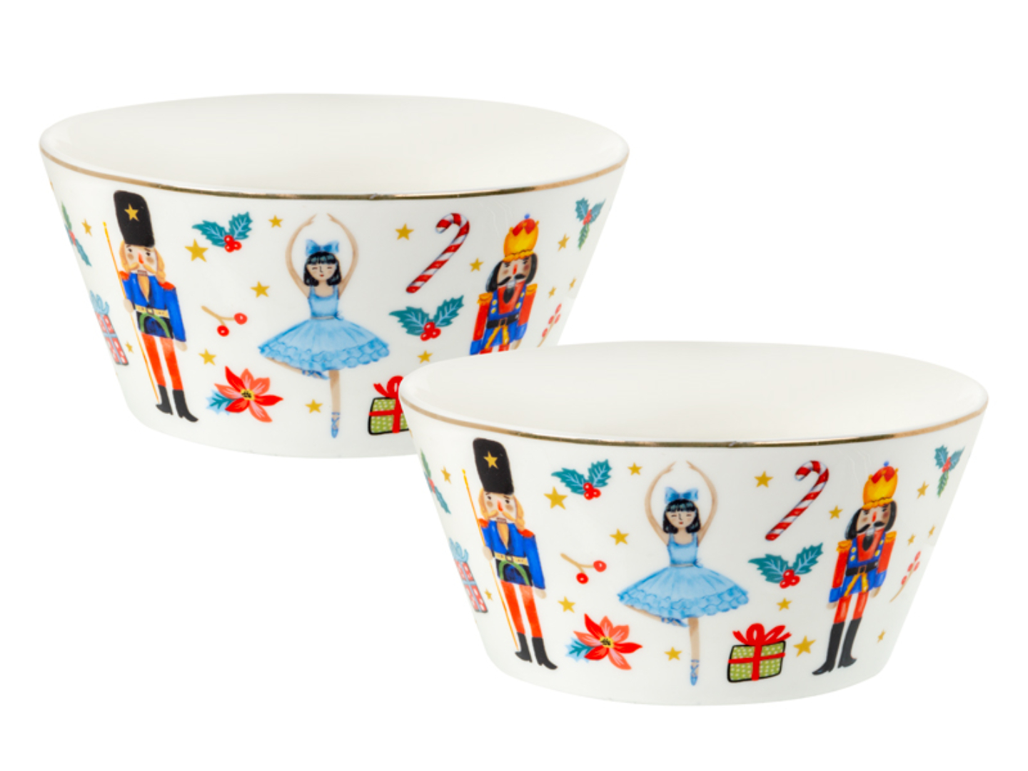 Набор салатников Lefard White Christmas 14 см (922-101)