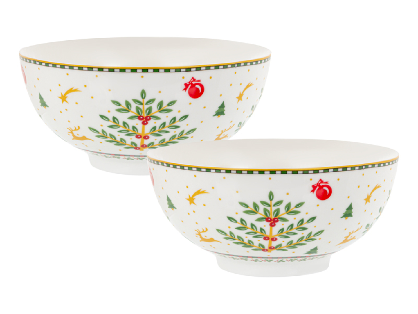 Набор салатников Lefard Рождественская коллекция 15 см (924-831)