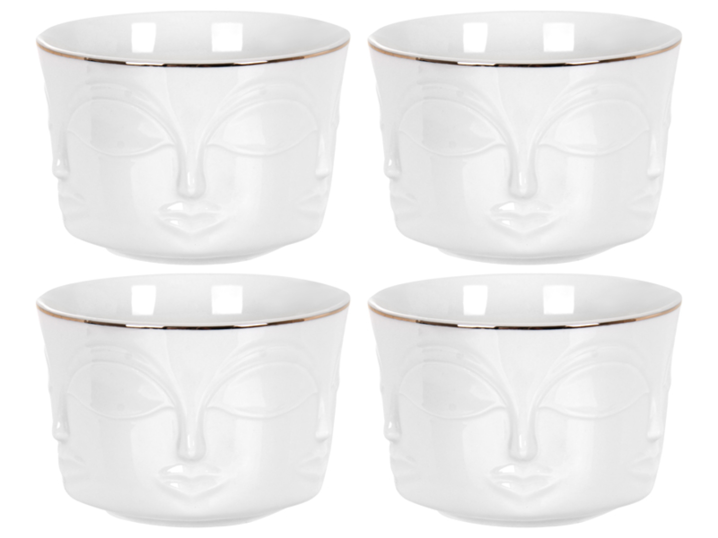 Набор салатников Lefard 4 шт. 10х10х6,8 см (925-030)