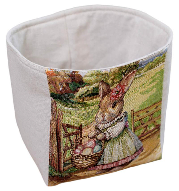 Фото - Хлібниця Прованс Великодній гобеленовий Настрій 16х18х19 см (044358)