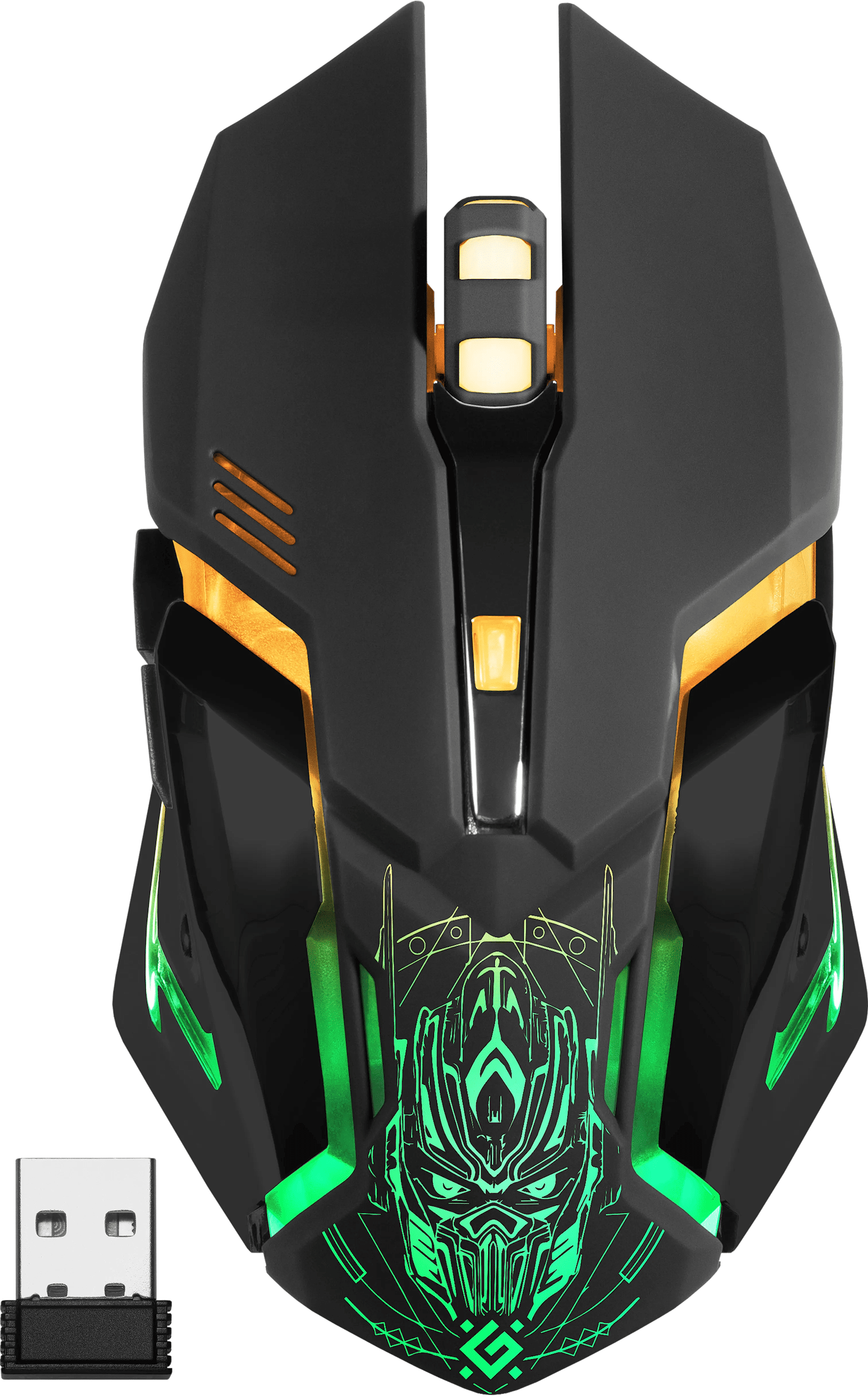 Мышь беспроводная игровая Defender Trigger GM-934, Gaming, LED,6 кн,3200dpi, rechargeable Black (52934)