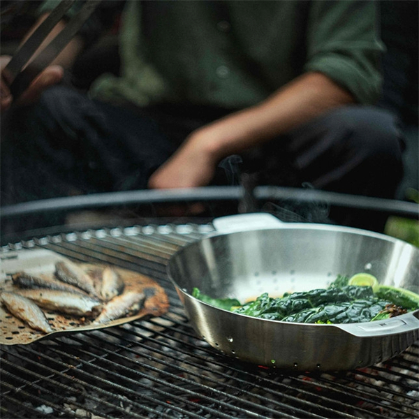 Фото - Емкость для приготовления на пару Fiskars Norden Grill 30 см (1066431)