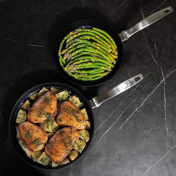 Фото - Набір сковорідок Swiss Diamond СXD 602 Induction (CXD SET602i)