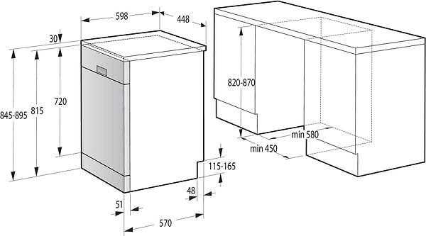 Фото - Посудомоечная машина отдельностоящая Gorenje GS541D10X